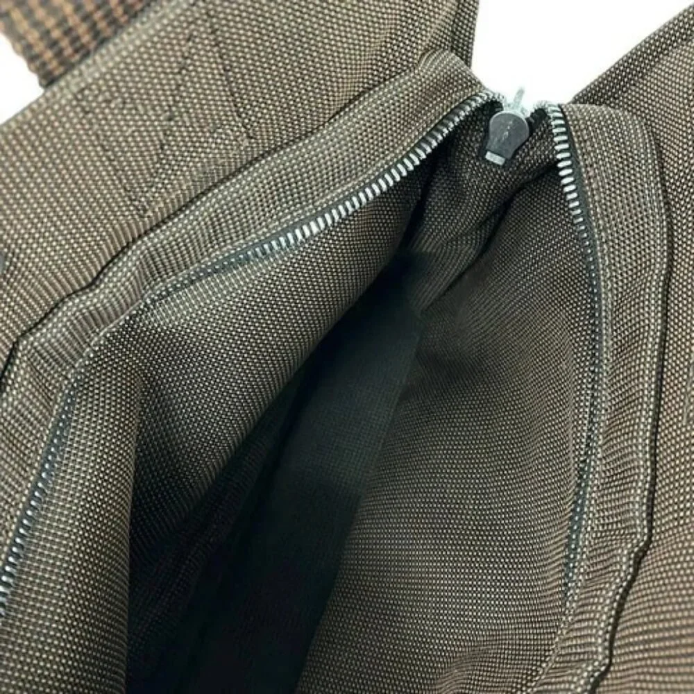 HERMES Her Line Tote PM Brown Polyamide Polyester Tote Bag - Picture 6 of 11